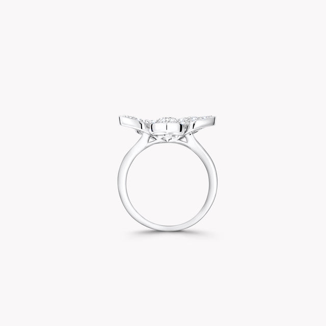 Wild Flower Large Pavé Diamond Ring