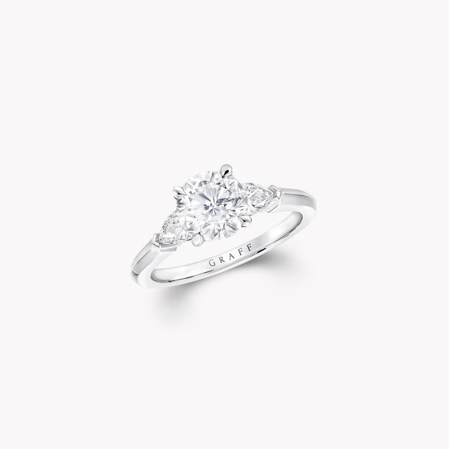 Promise Round Diamond Engagement Ring