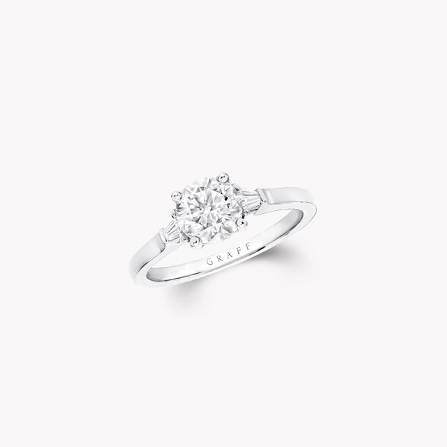 Promise Round Diamond Engagement Ring