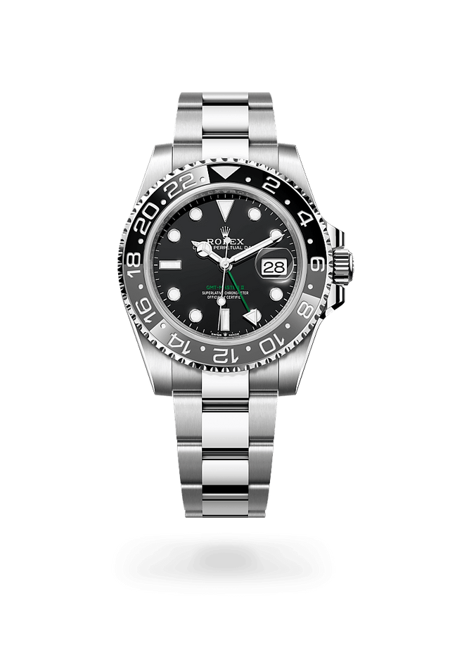 rolex GMT-Master II in Oystersteel, m126710grnr-0004 - Kennedy