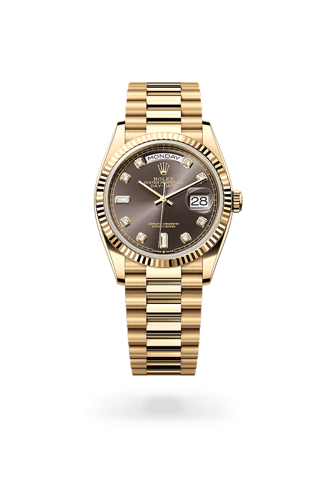 rolex Day-Date 36 in yellow gold, m128238-0022 - Kennedy