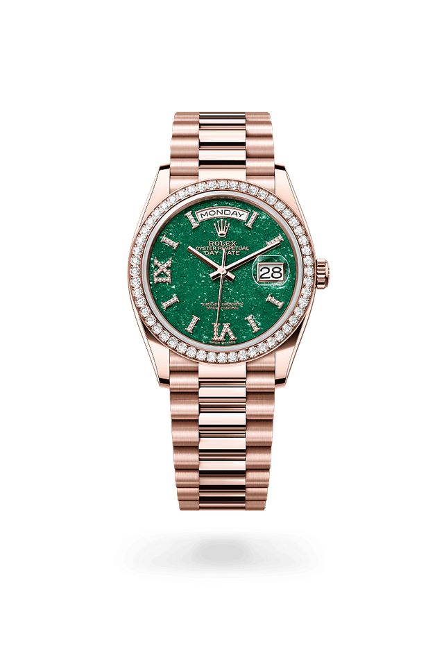 rolex Day-Date 36 in Everose gold, m128345rbr-0068 - Kennedy