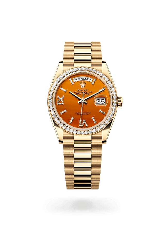 rolex Day-Date 36 in yellow gold, m128348rbr-0049 - Kennedy