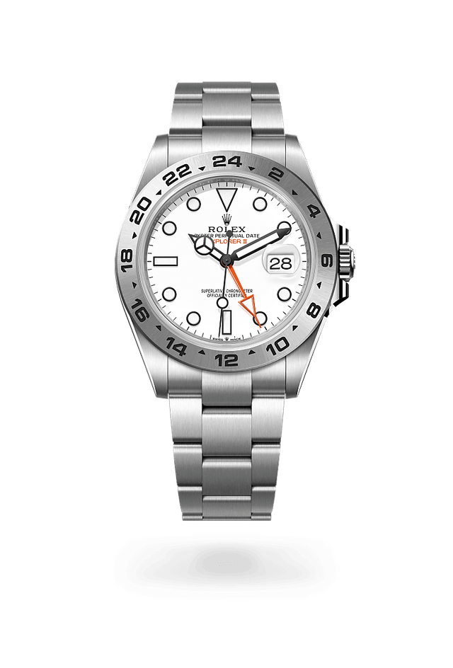 rolex Explorer II in Oystersteel, m226570-0001 - Kennedy