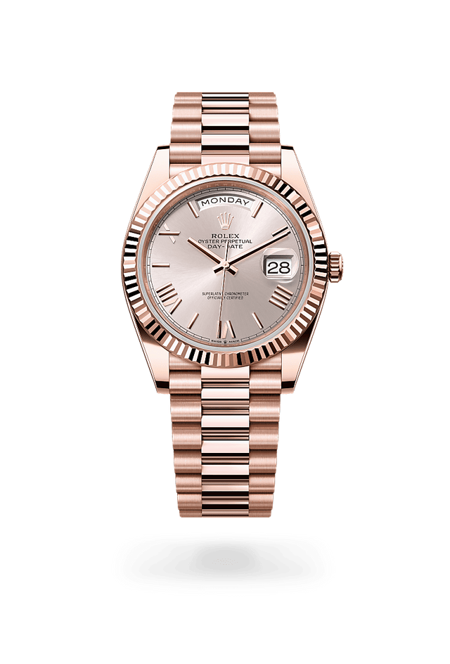 rolex Day-Date 40 in Everose gold, m228235-0001 - Kennedy