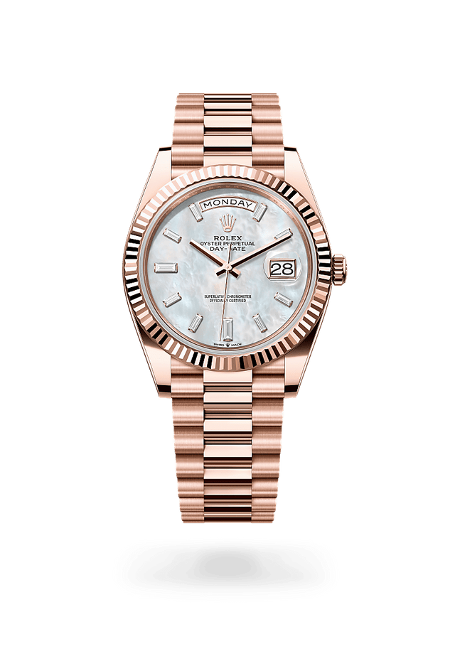 rolex Day-Date 40 in Everose gold, m228235-0056 - Kennedy