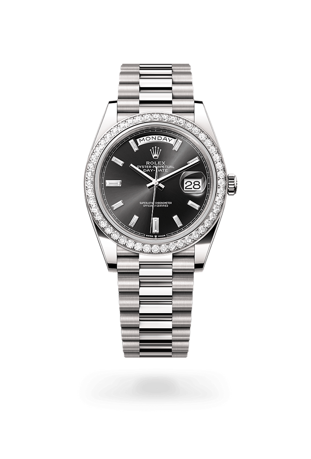 rolex Day-Date 40 in white gold, m228349rbr-0003 - Kennedy