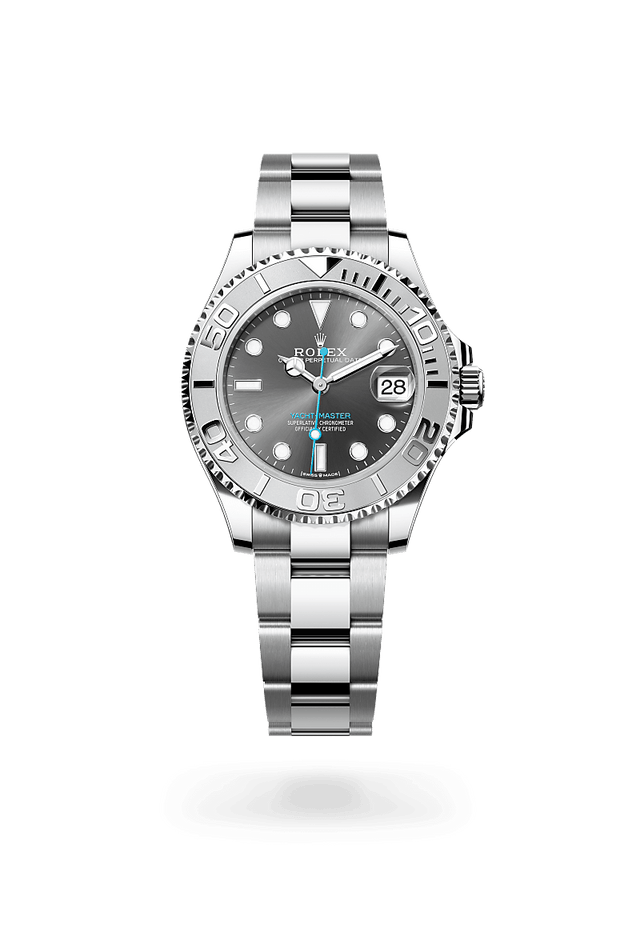 rolex Yacht-Master 37 in Oystersteel and platinum, m268622-0002 - Kennedy