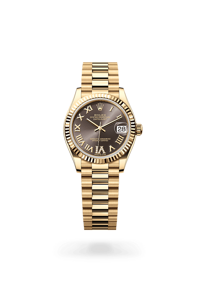 rolex Datejust 31 in yellow gold, m278278-0032 - Kennedy