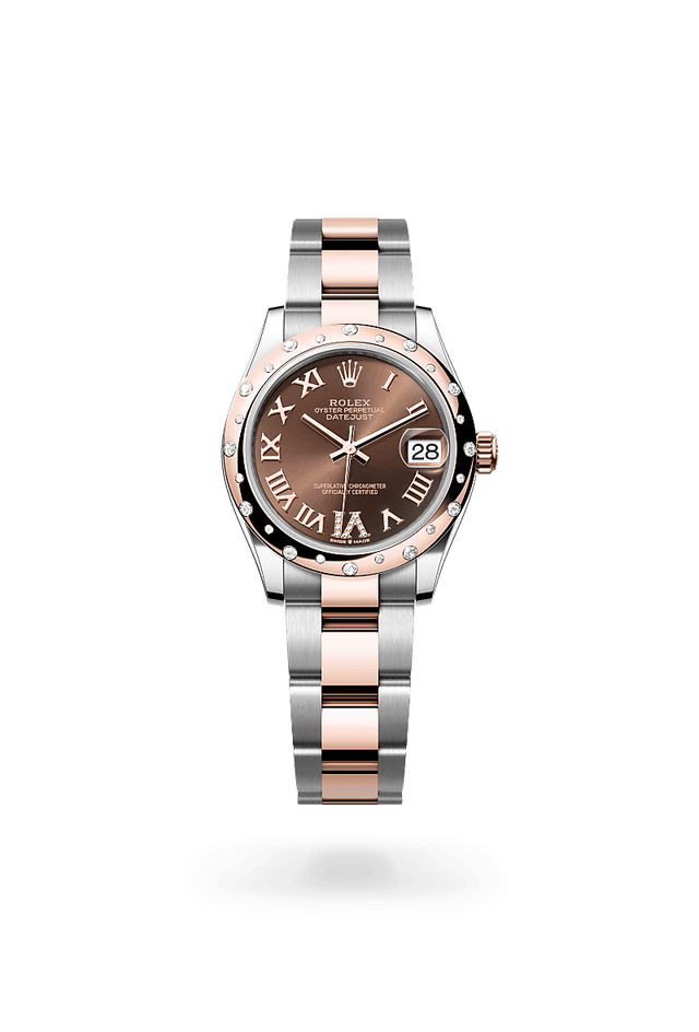 rolex Datejust 31 in Oystersteel and Everose gold, m278341rbr-0003 - Kennedy