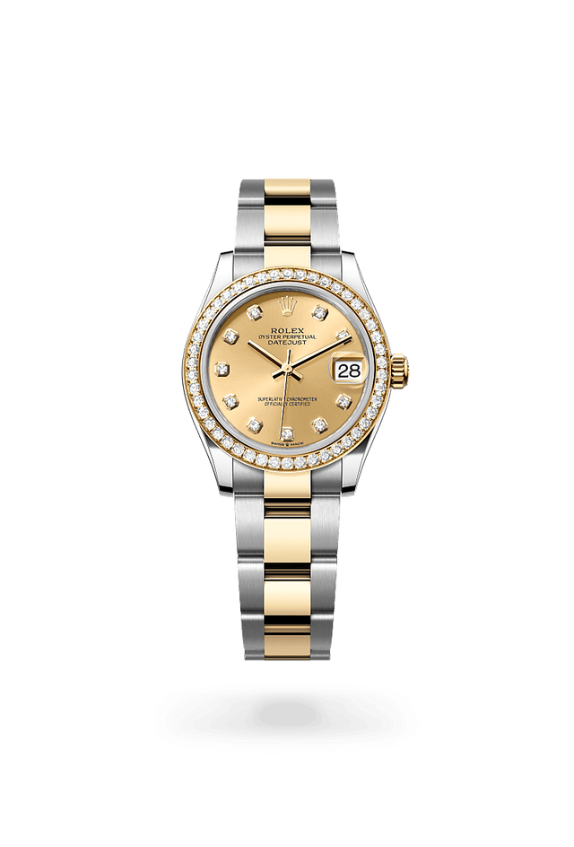 rolex Datejust 31 in Oystersteel and yellow gold, m278383rbr-0025 - Kennedy