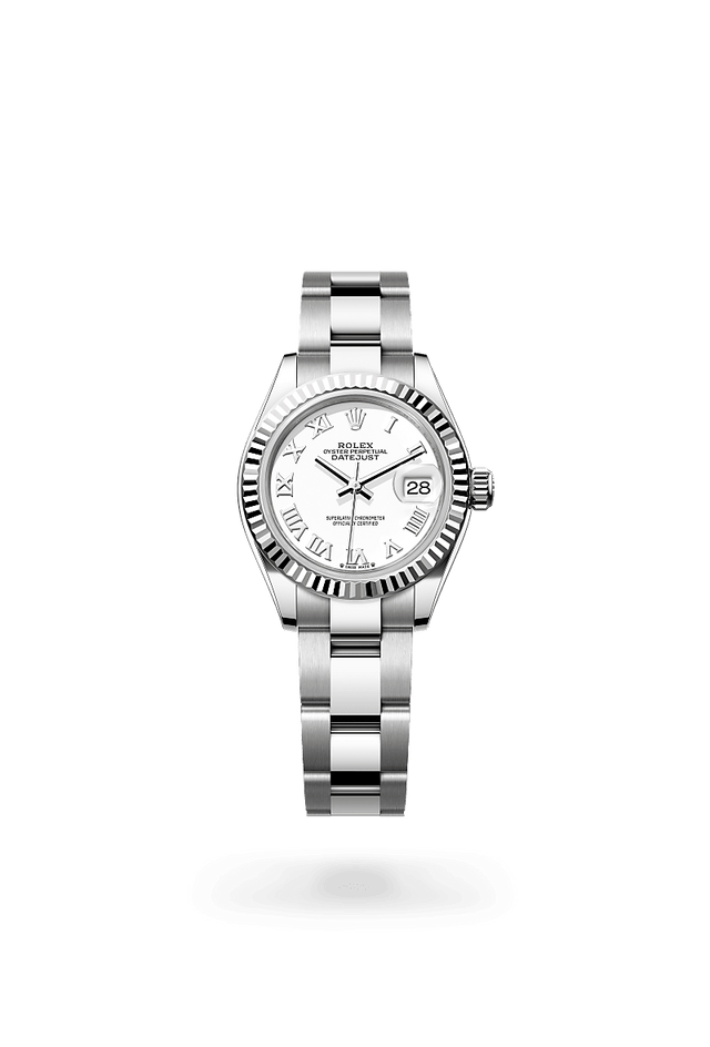 rolex Lady-Datejust in Oystersteel and white gold, m279174-0020 - Kennedy