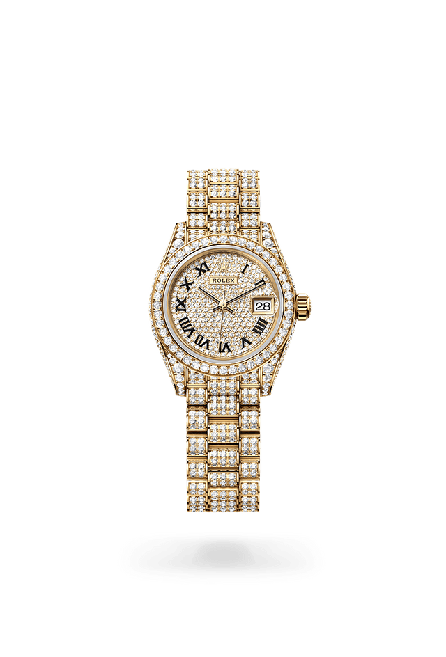 rolex Lady-Datejust in yellow gold and diamonds, m279458rbr-0001 - Kennedy