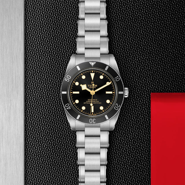tudor m79000n 0001 in store flat lay